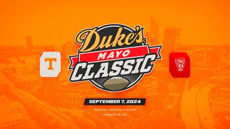 Tennessee and NC State to Play in 2024 Duke’s Mayo Classic – SportsTravel