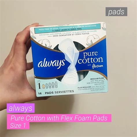 【試してみた】Pure Cotton with Flex Foam Pads Alwaysのリアルな口コミ・レビュー | LIPS