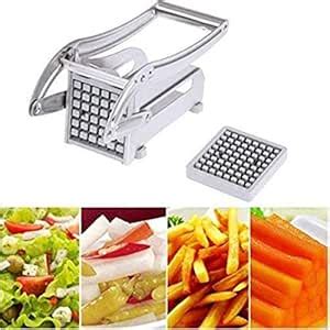 PRAHAJ Stainless Steel French Fries Potato Chips Maker Machine Fry chip ...