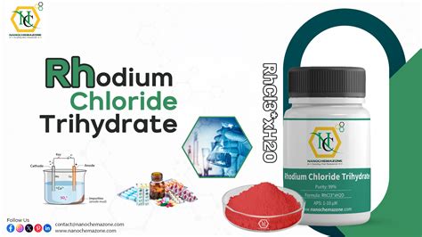 Rhodium Chloride Trihydrate: Uses, Properties & Benefits