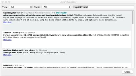 Image result for Arduino LCD Library