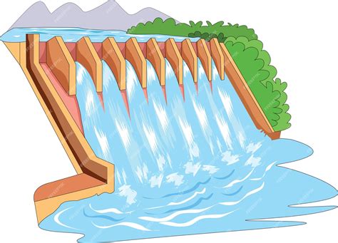 Water Dam Cartoon at Theresa Ryan blog