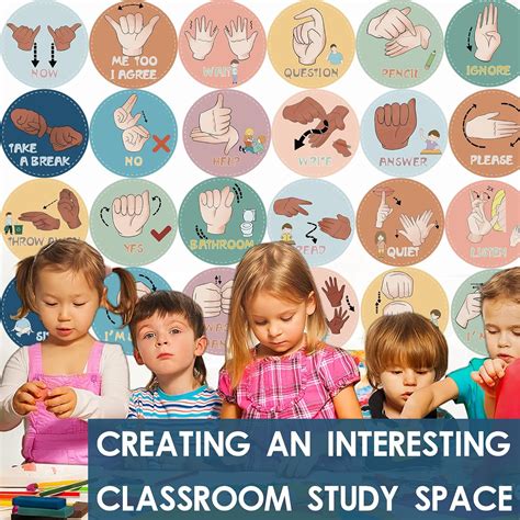 ASL Classroom Hand Signal Cards - 36 Boho Classroom البحرين | Ubuy