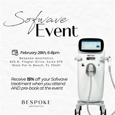 Sofwave, Bespoke Aesthetics, West Palm Beach, 28 February 2024 | AllEvents