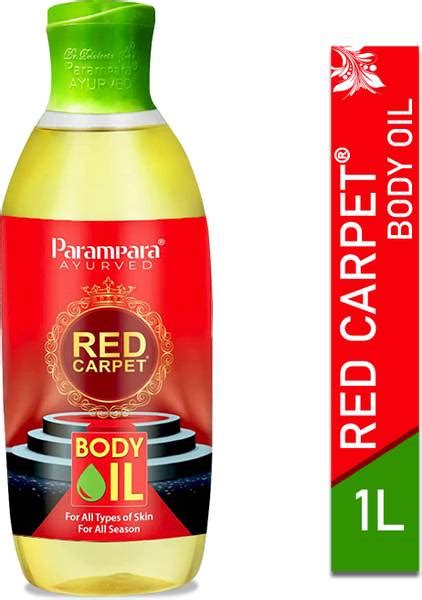 Parampara Ayurved Red Carpet Body Oil for Men & Women 1 Litre - Price ...
