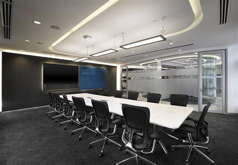 250万元办公空间600平米装修案例_效果图 - 极简&办公室 - 设计本