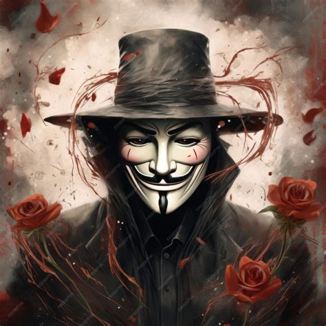 Premium Photo | Defiance Unmasked Unleashing V for Vendetta