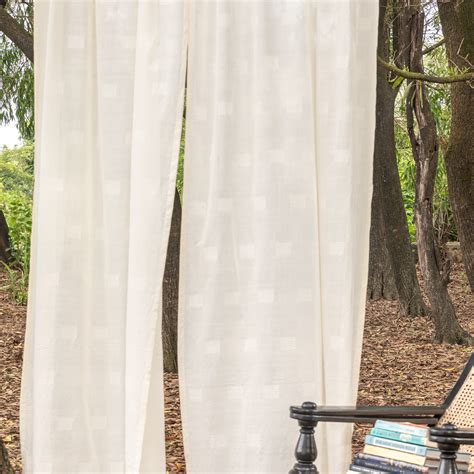 White Extra Weft Cotton Venkatgiri Sheer Handloom Curtain for Doors ...