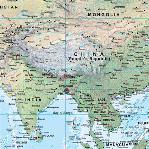 Big World Map Physical 的图像结果