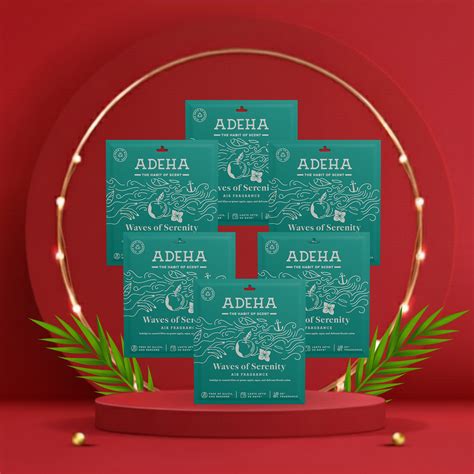 Adeha Fragrance Pouch - Air freshener for Bathroom, Car, Wardrobe - Wa