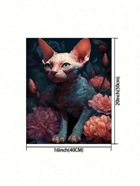 Personalized DIY Digital Oil Painting Set Of Little Cat. The Carefully ...