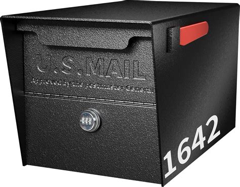 Amazon.com: Hykolity Locking Mailbox, Curbside Security Mailbox with Combination Lock, Post ...