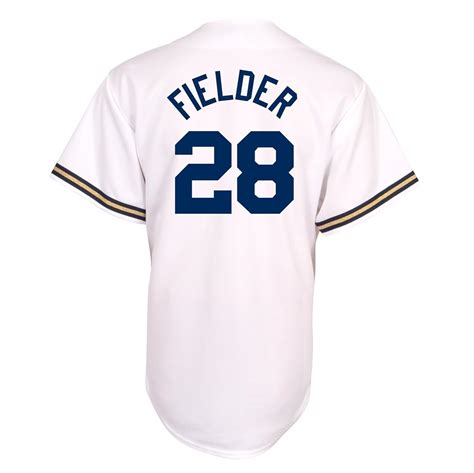 Prince Fielder Milwaukee Brewers Youth Replica Jersey (Small) : Amazon ...