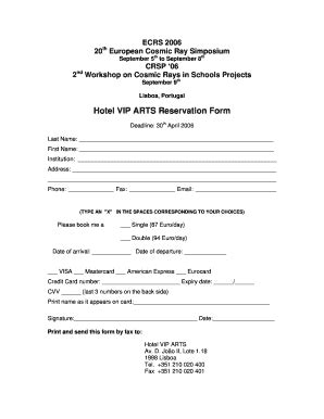 Fillable Online lip ECRS 2006 Registration - LIP - lip Fax Email Print ...