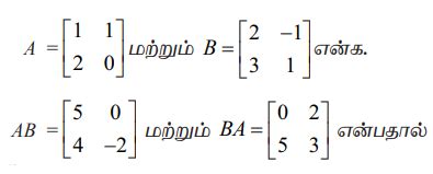 அணிகள்(Matrices) - வரையறை, பொது வடிவம், தேற்றம், விளக்க எடுத்துக்காட்டு ...