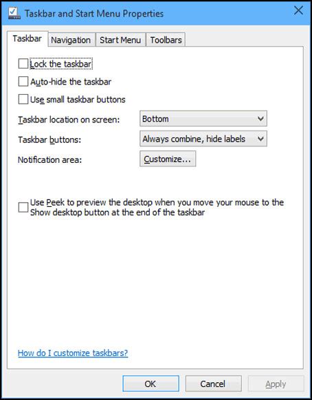 Taskbar Opening 的图像结果