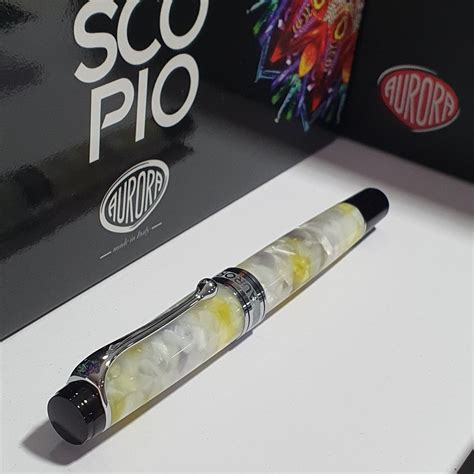 Aurora Optima Caleidoscopio Luce Bianca Fountain Pen 996-CKW (Limited ...