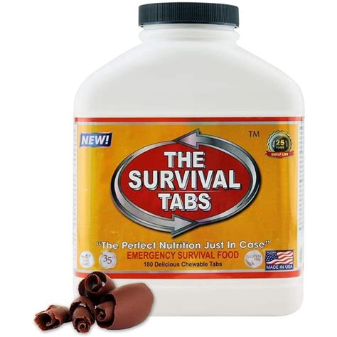 Buy Survival Tabs 15-Day 180 Tabs Emergency Food Ration Survival MREs ...