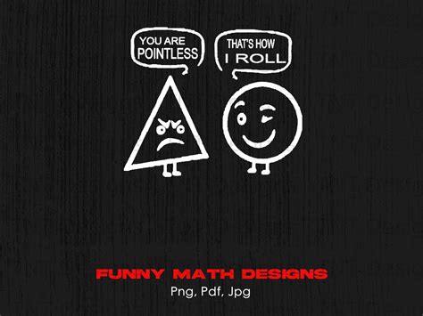 Funny Mathematics Shapes Sayings digital file download, png, pdf, jpg ...
