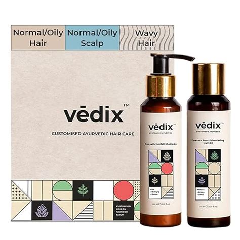Buy Vedix Jeevath Hair Oil & Dhavath Hairfall Shampoo | Ayurvedic Combo ...