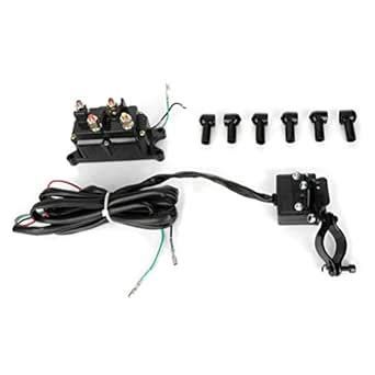 OCPTY 12V Solenoid Relay contactor Winch Rocker Switch Thumb ATV UTV ...