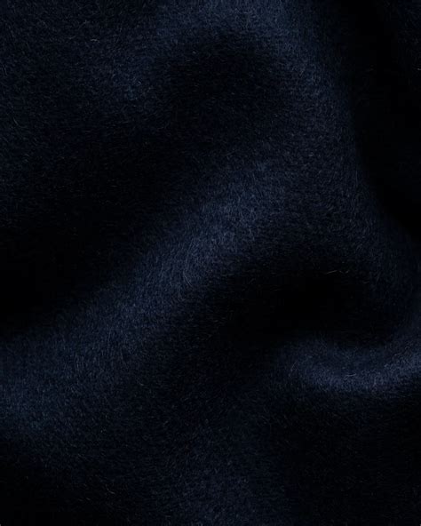 Navy blue Two faced cashmere scarf - Eton