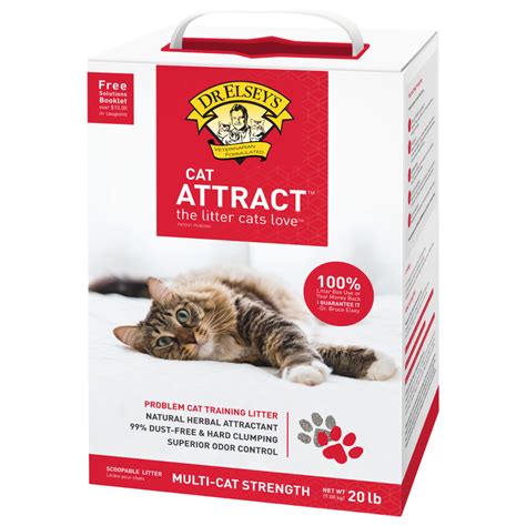 Dr Elsey's Cat Attract Natural Clay Litter With Herbal Ingredients, 20 Pound Box | Pet Supplies Plus