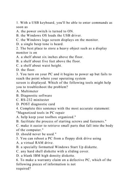 Computer Basic MCQ Questions 的图像结果