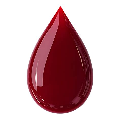 Dripping Red Blood Drop - Transparent Background 58208752 PNG