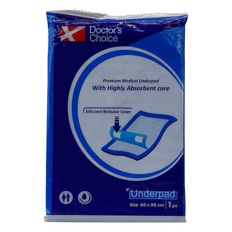Buy Doctor's Choice Absorbable Medical Underpad 60 X 90 cm, 1 Count ...