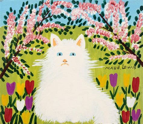 White Cat - Maud Lewis by Maud Lewis | Buy Posters, Frames, Canvas ...