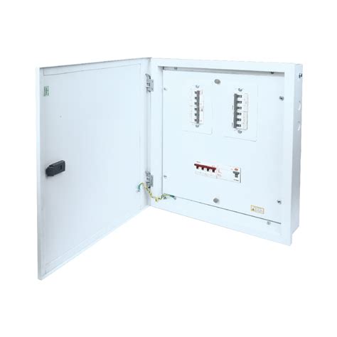 8-Way TPN Vertical Distribution Board | 415V 3-Phase | 8M Incomer & 24 ...