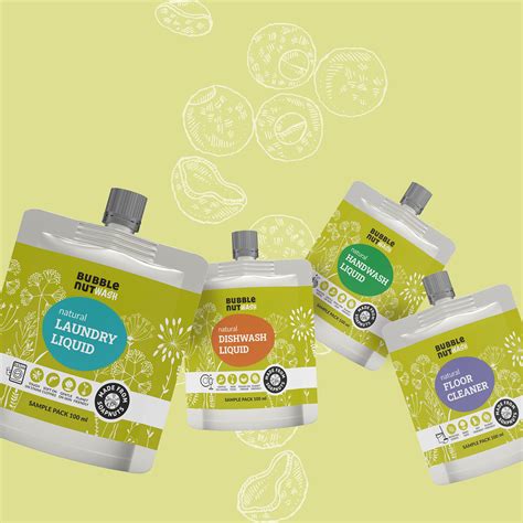 Natural Home Cleaners [Sample Packs] – BubbleNut Wash