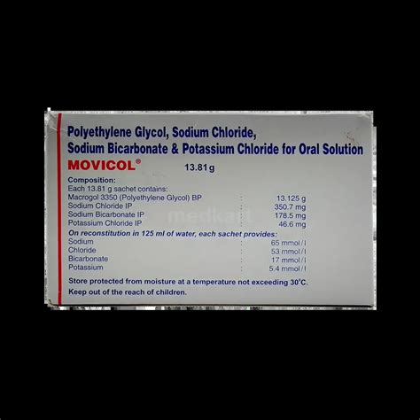 MOVICOL SACHETS 13.81GM Price, Uses, Side Effects & Substitutes | Medkart