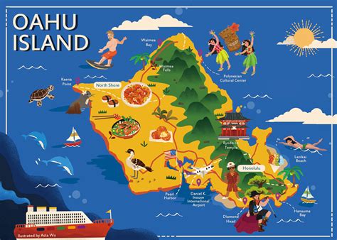 Navigating The Island Paradise: An In-Depth Look At The Oahu City Map ...