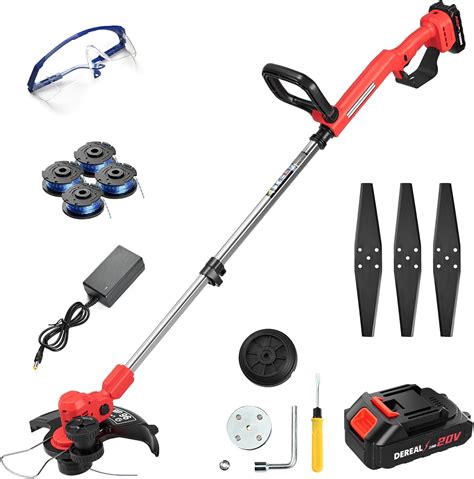 Amazon.com : Cordless String Trimmer, Weed Eater Battery Powered ...