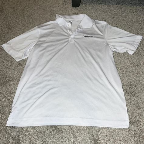 Ahead extreme white golf polo. Men’s size large with... - Depop