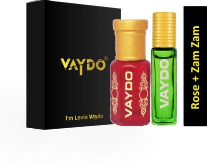 vaydo ROSE + ZAM ZAM Attar/Perfume 14ML(Long Lasting 24 hrs, Alcohol ...