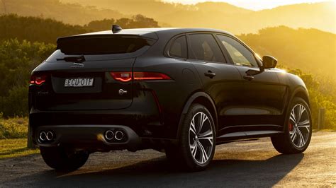 Compact Car, Car, Jaguar, Crossover Car, SUV, 1080P, Jaguar F-Pace SVR, Black Car HD Wallpaper