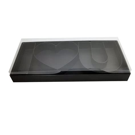 Buy WENPACK Empty Flower Gift Box I Love U Cardboard Letter Shaped ...