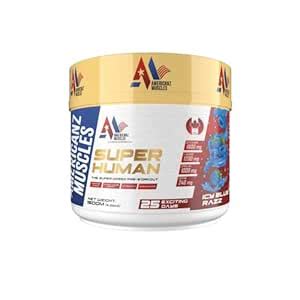 Americanz Muscles Super Human Pre-Workout | Vegetarian | 25 Servings ...