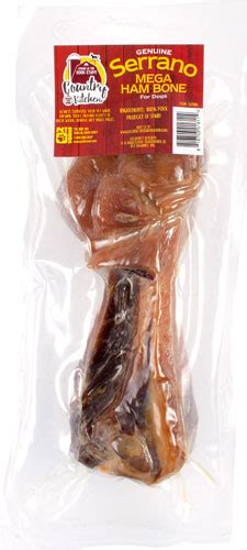 Country Kitchen Serrano Mega Ham Bone Dog Treat -- 1 Bone - Vitacost