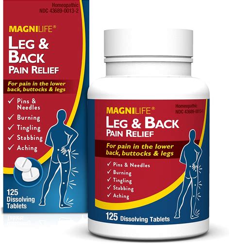 MagniLife Leg & Back Pain Relief, Fast-Acting Pain Relief, Naturally ...