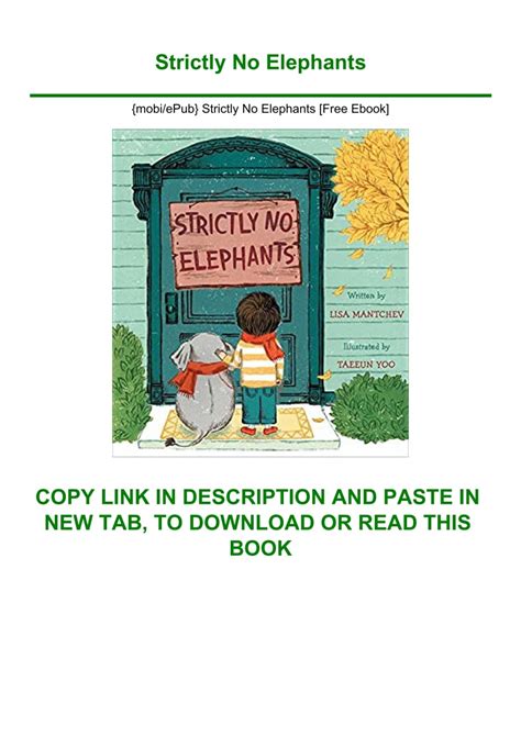 {mobiePub} Strictly No Elephants [Free Ebook]
