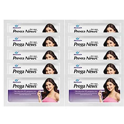 Buy MANKIND PREGA NEWS AT HOME ONE STEP URINE HCG PREGNANCY TEST KIT ...