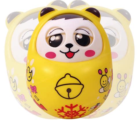 Buy Toyshine Push and Shake Wobbling Bell Sounds Roly Poly Tumbler Doll ...