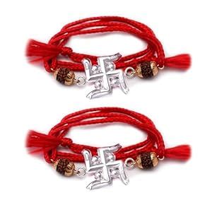Buy Milan Jewellers Unisex Adult Fine Silver Latest Best Rakhi For ...