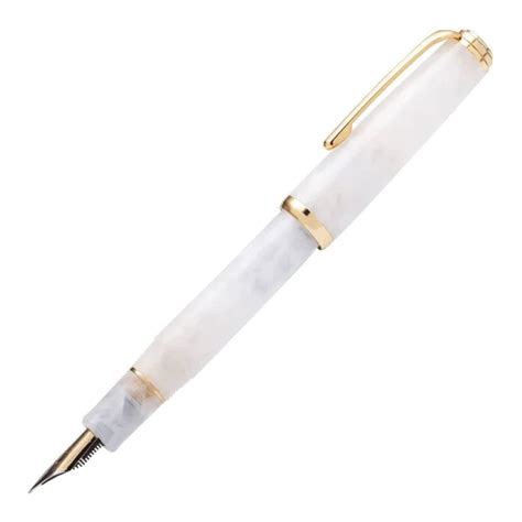 Shop Hongdian N1 White Fountain Pen|Resin Pens Online|Makoba |Hongdian