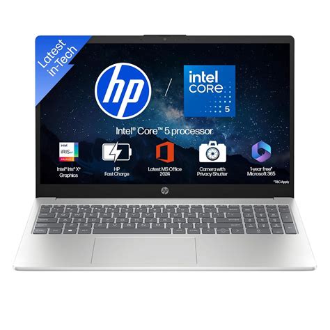 HP 15s- FD0640TU Laptop, Intel Core 5-120U/ 16 GB RAM/ 512GB SSD/ 15.6 ...