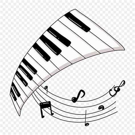 Twisted Creative Piano Keyboard, Key Drawing, Piano Drawing, Piano ...